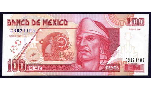 Мексика 100 песо 1999 (MEXICO 100 Pesos 1999) P 108d : UNC