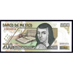 Мексика 200 песо 2000 (MEXICO 200 Pesos 2000) P 114 : UNC