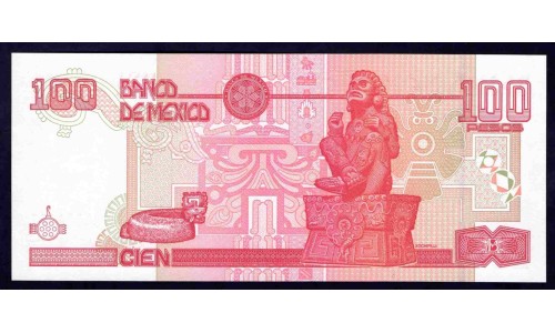 Мексика 100 песо 2005 (MEXICO 100 Pesos 2005) P 118g : UNC