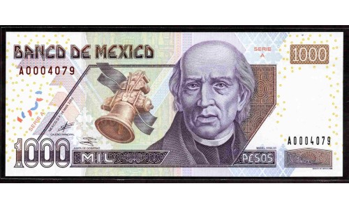 Мексика 1000 песо 2002 (MEXICO 1000 Pesos 2002) P 121a : UNC