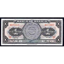Мексика 1 песо 1961 г. (MEXICO 1 Peso 1961) P59g:Unc