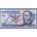 Мексика 20 песо 1996 года, серия Q (MEXICO 20 Pesos 1996, Series Q) P 106a: UNC