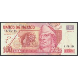 Мексика 100 песо 2008 (MEXICO 100 Pesos 2008) P 118o(2): UNC