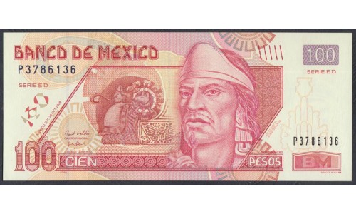 Мексика 100 песо 2008 (MEXICO 100 Pesos 2008) P 118o(2): UNC