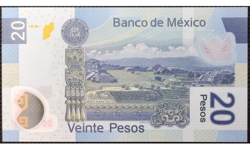 Мексика 20 песо 2006 (MEXICO 20 Pesos 2006) P 122a : UNC