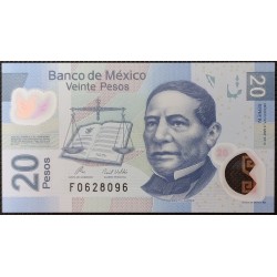 Мексика 20 песо 2010 (MEXICO 20 Pesos 2010) P 122n : UNC