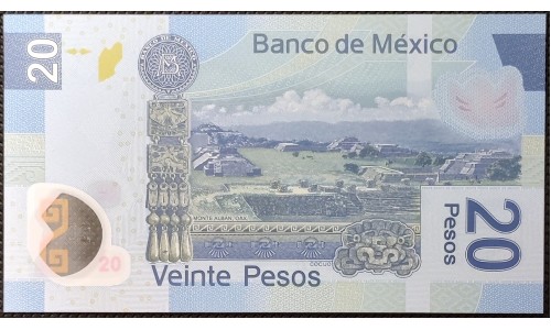 Мексика 20 песо 2010 (MEXICO 20 Pesos 2010) P 122n : UNC
