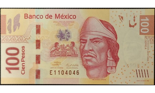 Мексика 100 песо 2008 (MEXICO 100 Pesos 2008) P 124a : UNC