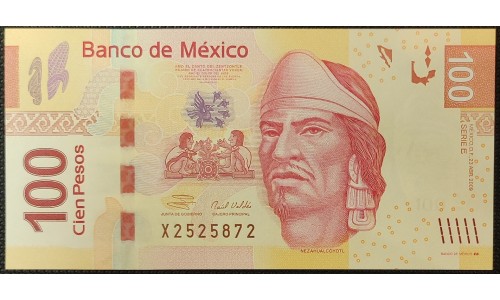 Мексика 100 песо 2009 (MEXICO 100 Pesos 2009) P 124e : UNC