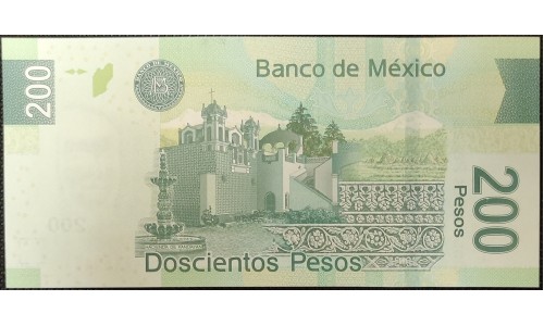 Мексика 200 песо 2007 (MEXICO 200 Pesos 2007) P 125a : UNC