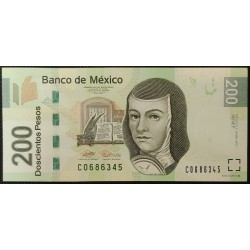 Мексика 200 песо 2007 (MEXICO 200 Pesos 2007) P 125f : UNC