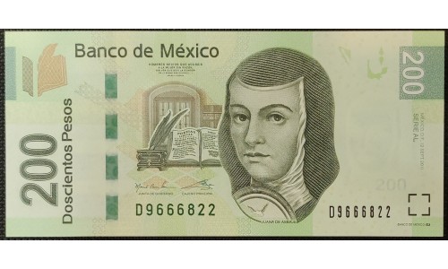 Мексика 200 песо 2011 (MEXICO 200 Pesos 2011) P 125af : UNC