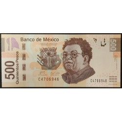 Мексика 500 песо 2010 (MEXICO 500 Pesos 2010) P 126l : UNC