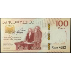 Мексика 100 песо 2016 (MEXICO 100 Pesos 2016) P 130c : UNC