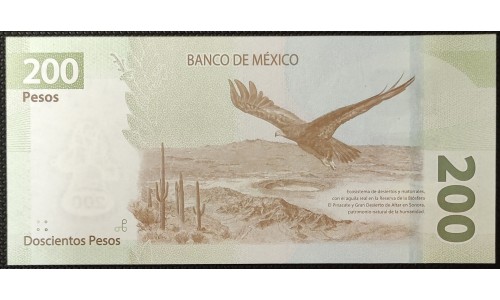 Мексика 200 песо 2019 (MEXICO 200 Pesos 2019) P NEW : UNC