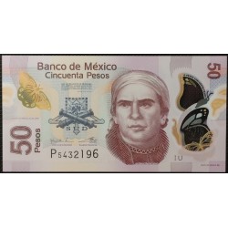 Мексика 50 песо 2016 (MEXICO 50 Pesos 2016) P 123Au : UNC