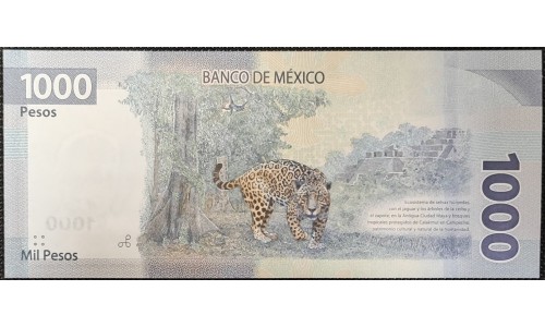 Мексика 1000 песо 2019 (MEXICO 1000 Pesos 2019) P NEW : UNC