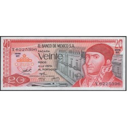 Мексика 20 песо 1976 (MEXICO 20 Pesos 1976) P 64c(2) : UNC