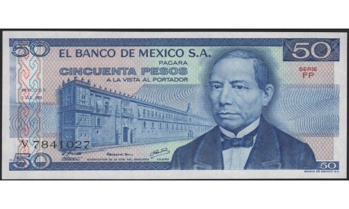 Мексика 50 песо 1978 (MEXICO 50 Pesos 1978) P 67a : UNC