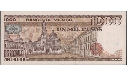Мексика 1000 песо 1984 (MEXICO 1000 Pesos 1984) P 80b : UNC