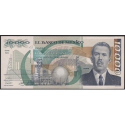 Мексика 10000 песо 1988 серия NU (MEXICO 10000 Pesos 1988 series NU) P 90b : UNC