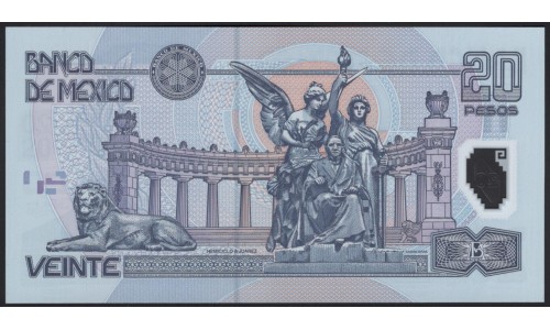 Мексика 20 песо 2001 (MEXICO 20 Pesos 2001) P 116a : UNC
