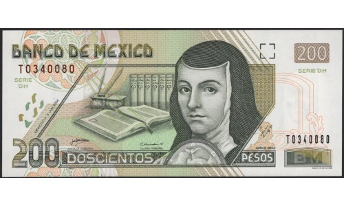 Мексика 200 песо 2004 (MEXICO 200 Pesos 2004) P 119c : UNC