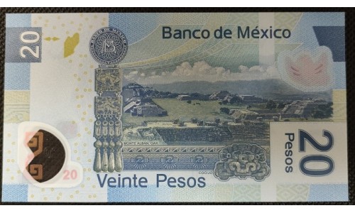 Мексика 20 песо 2011 (MEXICO 20 Pesos 2011) P 122q : UNC