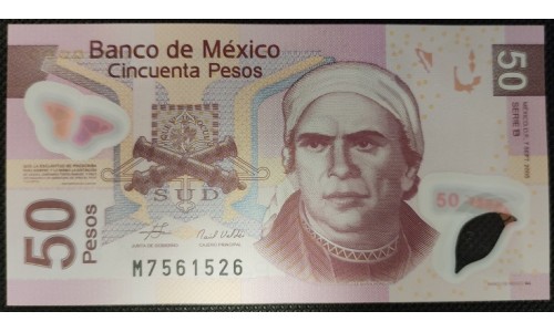 Мексика 50 песо 2005 (MEXICO 50 Pesos 2005) P 123b : UNC