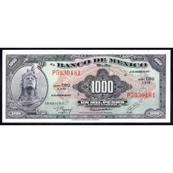 Мексика 1000 песо 1977 г. (MEXICO 1000 Pesos 1977) P52t:Unc