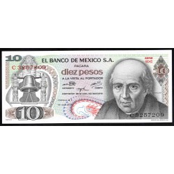 Мексика 10 песо 1974 (MEXICO 10 Pesos 1974) P 63g(4) : UNC