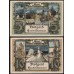 Литва, набор из 9ти банкнот 1922 (Мемель) (LITHUANIA, 9 banknotes set 1922 (Memel)) : UNC-/UNC