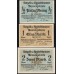 Литва, набор из 9ти банкнот 1922 (Мемель) (LITHUANIA, 9 banknotes set 1922 (Memel)) : UNC-/UNC