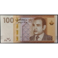 Марокко 100 дирхам 2012 (MOROCCO 100 dirhams 2012) P 76 : UNC