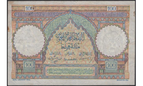 Марокко 100 франков 1951 (MOROCCO 100 francs 1951) P 45 : XF