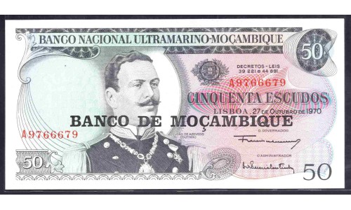 Мозамбик 50 эскудо 1970 (1976) (MOZAMBIQUE 50 Escudos 1970 (1976)) P 116 : UNC