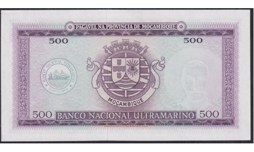 Мозамбик 500 эскудо 1967 (MOZAMBIQUE 500 Escudos 1967) P 110a(2): UNC
