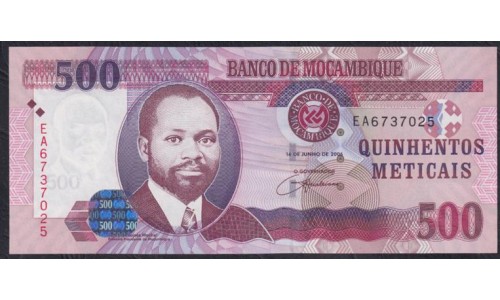 Мозамбик 500 метикалей 2006 (MOZAMBIQUE 500 Meticais 2006) P 147a : UNC