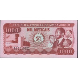 Мозамбик 1000 метикалей 1980 (MOZAMBIQUE 1000 Meticais 1980) P 128 : UNC