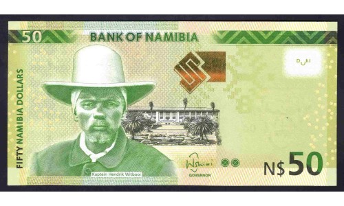 Намибия 50 долларов 2012 (NAMIBIA 50 Namibia Dollars 2012) P 13а : UNC