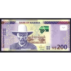Намибия 200 долларов 2015 (NAMIBIA 200 Namibia Dollars 2015) P 15b : UNC