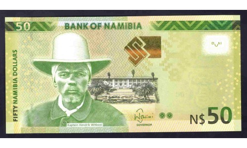 Намибия 50 долларов 2016 (NAMIBIA 50 Namibia Dollars 2016) P 13b : UNC
