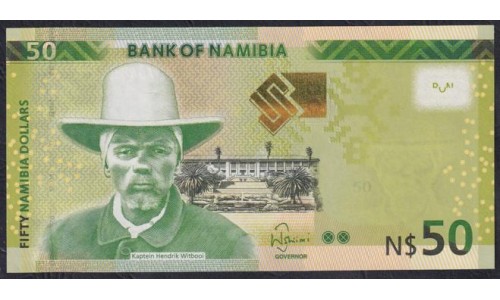 Намибия 50 долларов 2019 (NAMIBIA 50 Namibia Dollars 2019) P 13c: UNC