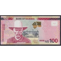 Намибия 100 долларов 2018 (NAMIBIA 50 Namibia Dollars 2018) P 14b: UNC
