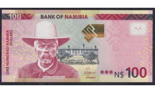 Намибия 100 долларов 2018 (NAMIBIA 50 Namibia Dollars 2018) P 14b: UNC