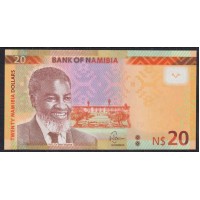 Намибия 20 долларов 2018 (NAMIBIA 20 Namibia Dollars 2018) P 17b: UNC