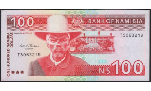 Намибия 100 долларов (1993) (NAMIBIA 100 Namibia Dollars (1993)) P 3a : UNC