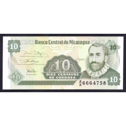 Никарагуа 10 центаво ND (1991 г.) (NICARAGUA 10 Centavos de Córdoba ND (1991)) P169:Unc