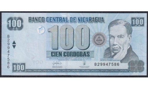 Никарагуа  100 кордоба 2006 года (NICARAGUA  100 Córdobas  2006) P 199: UNC