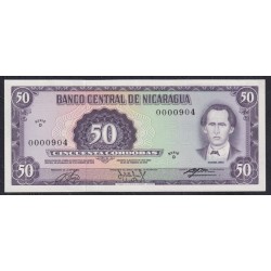Никарагуа 50 кордоба 1978 года, Низкий номер 0000904 (NICARAGUA  50 Córdobas 1978) P 130: UNC